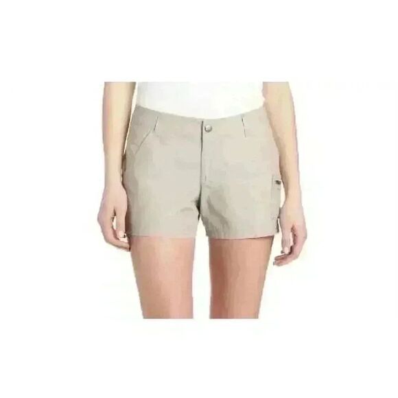 Columbia Women's Tan Poly Shorts w Pockets - Picture 1 of 12